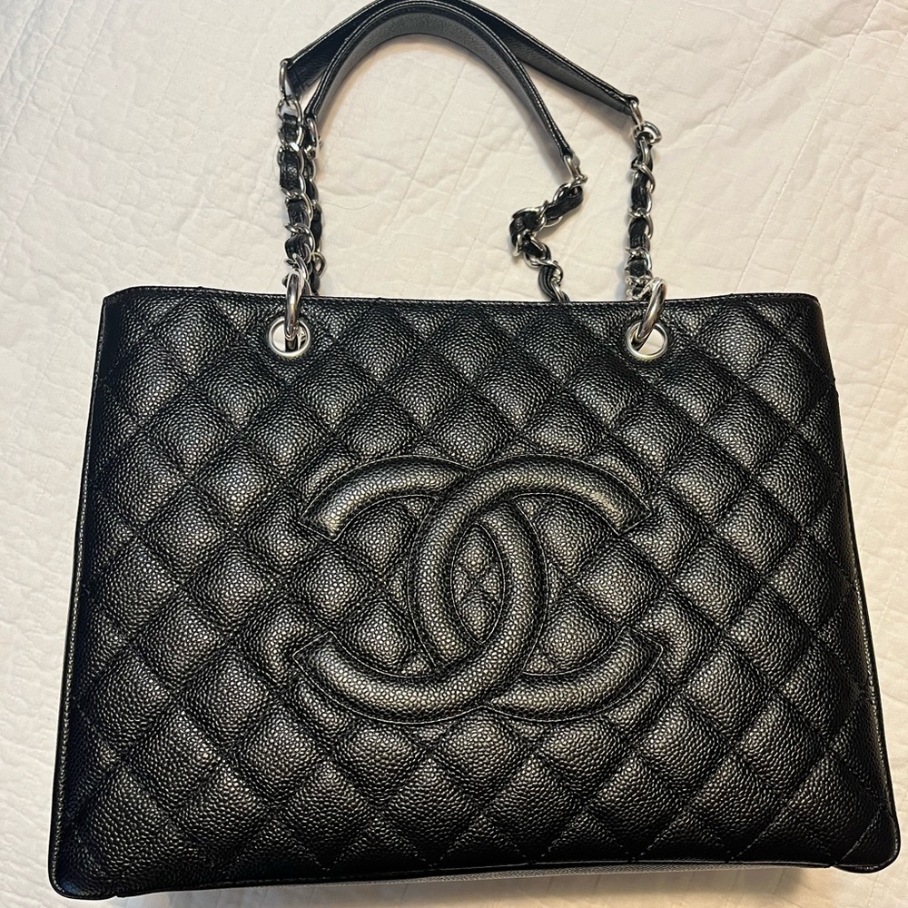 Chanel Caviar Quilted XL Grand Shopping Tote
